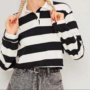 Striped crop top